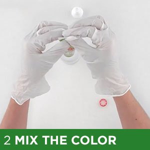 how to dye hair red at home - step 2